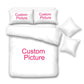 Cutom Bettbezug-Set Muster Chic Bettbezug King Size für Teenager Erwachsene Bettwäsche-Set mit Kissenbezügen KL3002