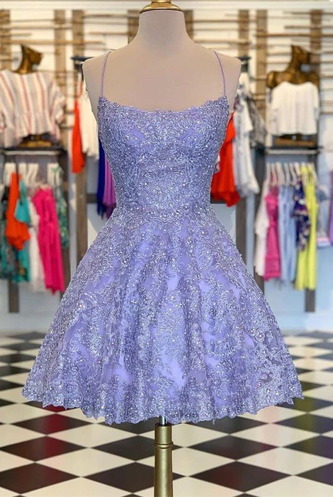 Lace Homecoming Dress  Short Prom Dress ,Formal Dress,Dance Dresses, Back To School Party Gown  gh890