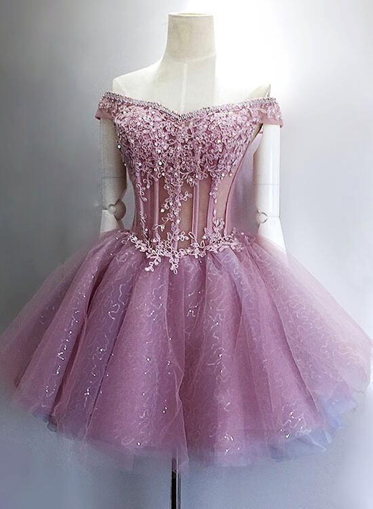 Unique Lace Beaded Cute Homecoming Dresses, Gorgeous Stunning Short Homecoming Dress gh899