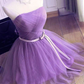 Lovely Tulle Short Party Dress, Handmade Formal Dresses  gh519