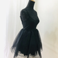 Sexy Tulle Straps Little Black Dress, Mini Women Dress gh499