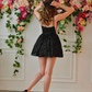 Cute Starry Homecoming Dresses Black Homecoming Prom Dresses  gh1673