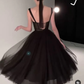 Tulle Prom Dresses,Black Formal Dresse Evening Dresses gh1878