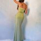 Sexy Sheath Spaghetti Straps Long Prom/Evening Party Dress Split Front  gh1880