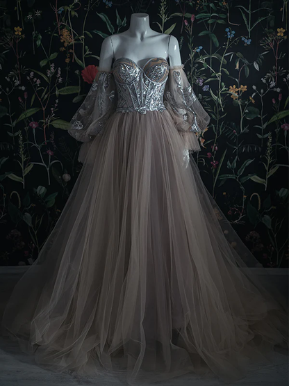 A-Linie Unique Fairy Charming Long Ballkleider, Partykleider gh2153