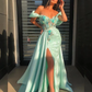 Off The Shoulder Mermaid Evening Dress, Prom Dress gh2467