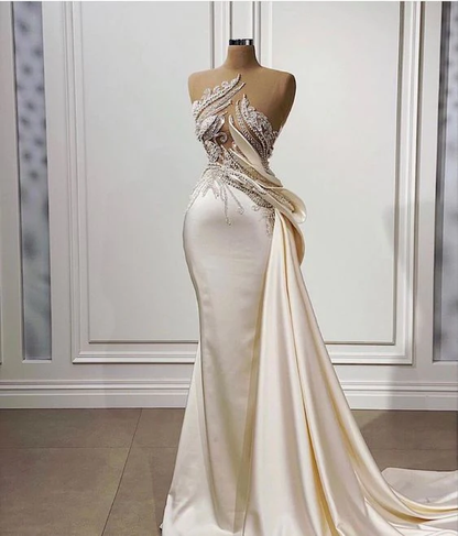 Elegant sexy shop gown