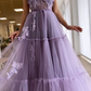 A-line long evening Dress Prom Dresses  gh2107