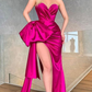 Elegant Off-The-Shoulder Prom dress with Split  Backless Evening  dress gh1993