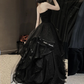 Black Sweetheart Tulle Layers Ball Gown Formal Dresses, Black Evening Dress Prom Dress  gh2302