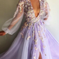 tulle long prom dress evening dress  gh2118