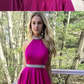 Prom Dress For Teens Halter Neckline, Prom Dresses, Graduation School Party Gown  gh2193