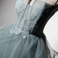ROBE DE BAL LONGUE EN DENTELLE DE TULLE VERTE, ROBE DE SOIRÉE VERTE gh2300