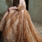Stilvolles langes Abendkleid aus Tüll A-Linie Abendkleid gh2152