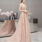 High quality A line tulle long prom dress formal dress  8288