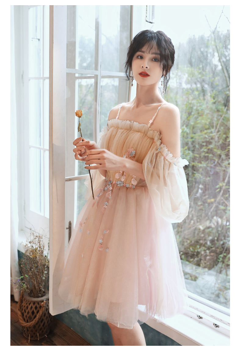 Süßes Tüll kurzes Ballkleid Cocktailkleid 8325