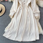 Cute A line long sleeve dress fashion dress  446