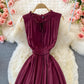 Cute A line dress fashion dress  418
