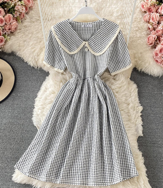 Sweet A line short dress fashion dress  655