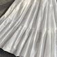 Weißes A-Linien-Kleid mit V-Ausschnitt, modisches Kleid 669