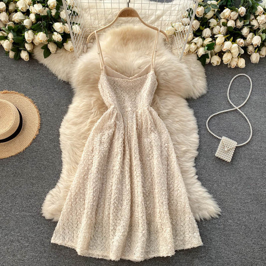 Cute A line short dress fashion dress  632