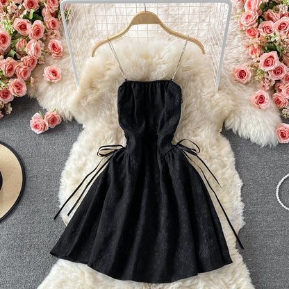Cute A line mini dress fashion dress  518
