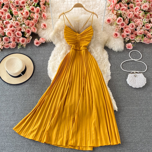 Süßes Chiffonkleid in A-Linie 526