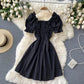 Süßes kurzes Kleid in A-Linie Modekleid 660