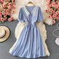 Cute A line short dress fashion dress  531