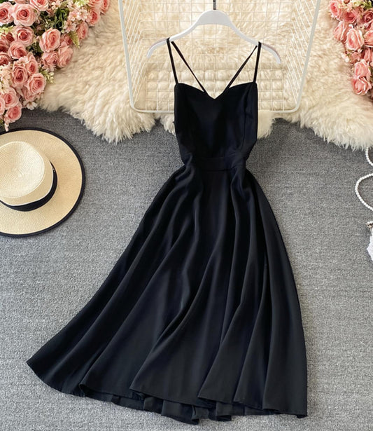 Cute A line short dress fashion dress  670