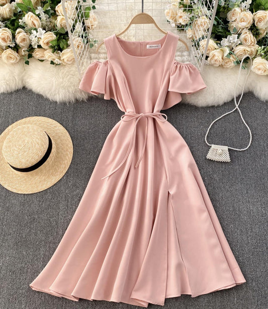 Cute A line short dress fahsion dress  651