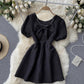 Cute A line short dress fashion dress  677