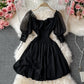 Cute A line short dress fashion dress  625