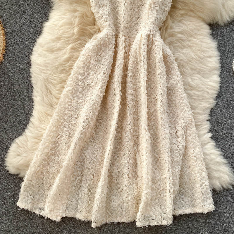 Süßes kurzes Kleid in A-Linie Modekleid 632
