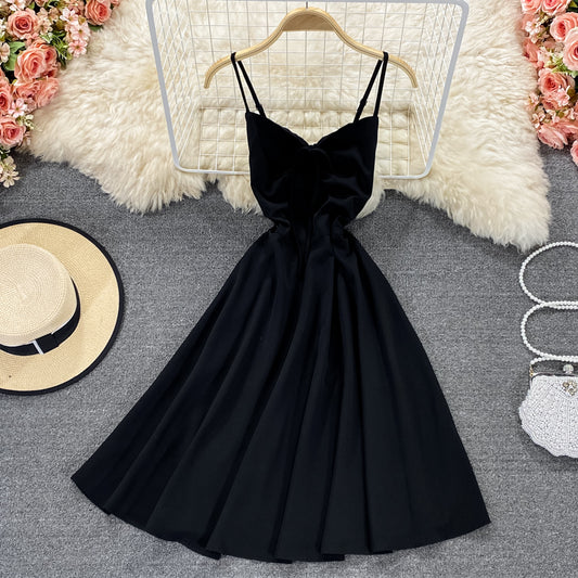 Cute v neck short dress fashion dress  608