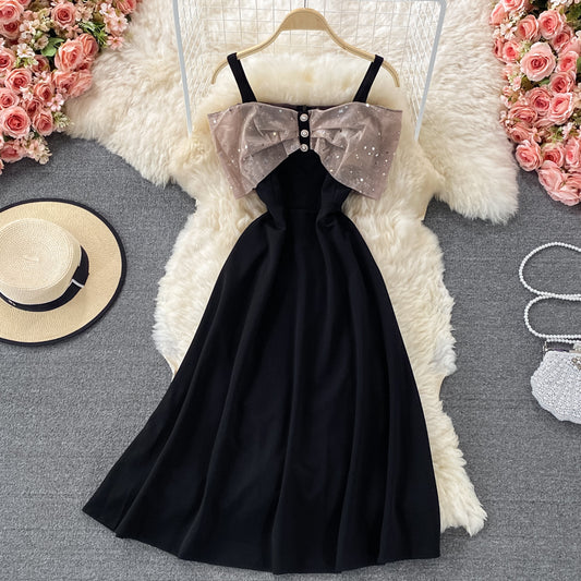 Cute A line off shoulder short dress fashion dress  593