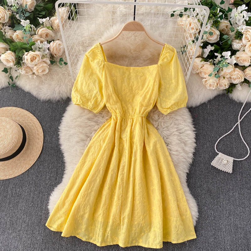 Cute A line short dress fashion dress  640