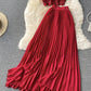 A line chiffon long sleeve dress fashion dress 643