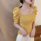 Cute round neck knitted top  307