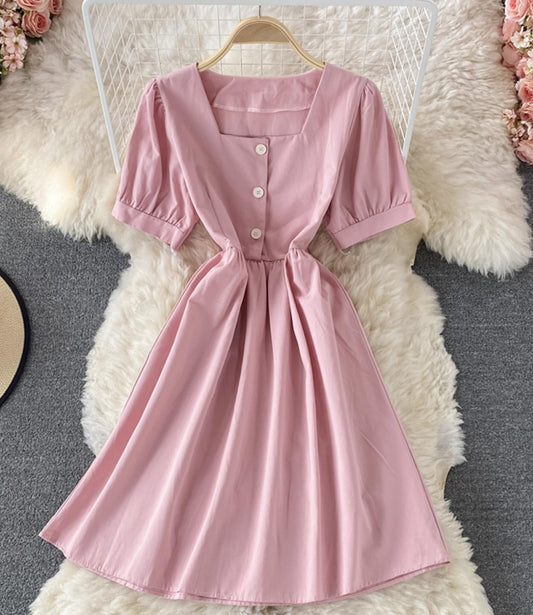 Cute A line short dress fashion dress  603