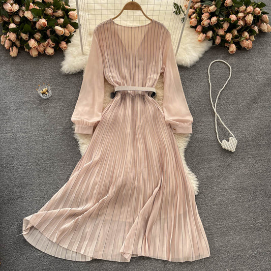 Cute v neck short dress fashion dress  629