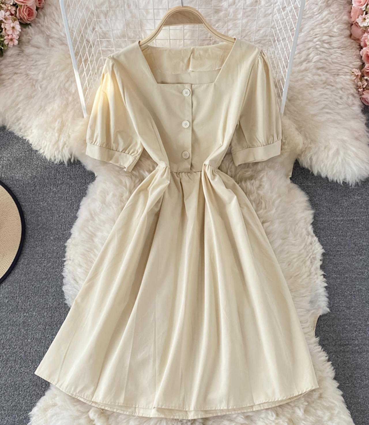 Cute A line short dress fashion dress  603