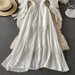 Cute chiffon white dress fashion dress  538