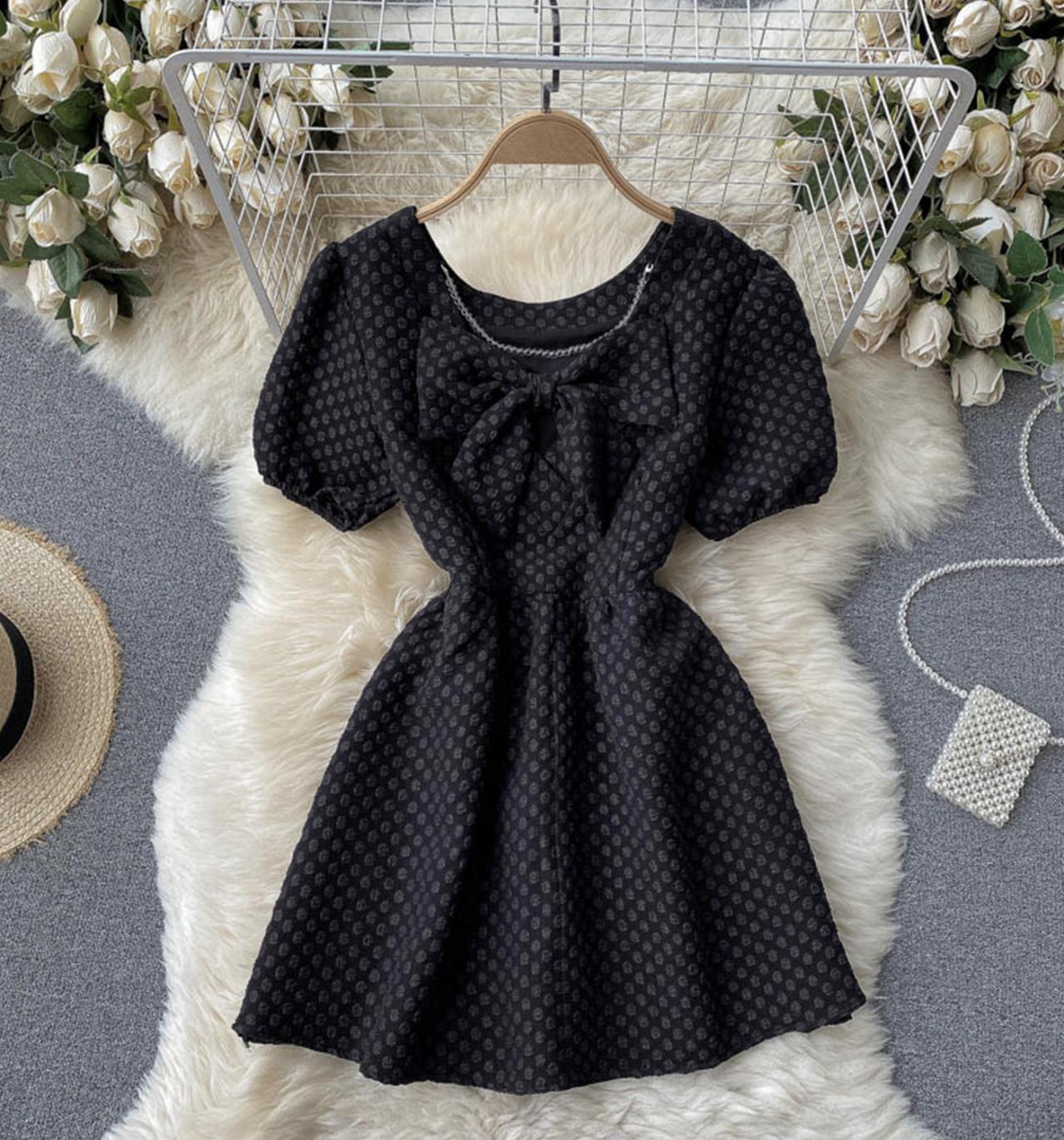 Cute A line short dress fashion dress  677