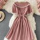 Sweet A line short dress fashion dress  655