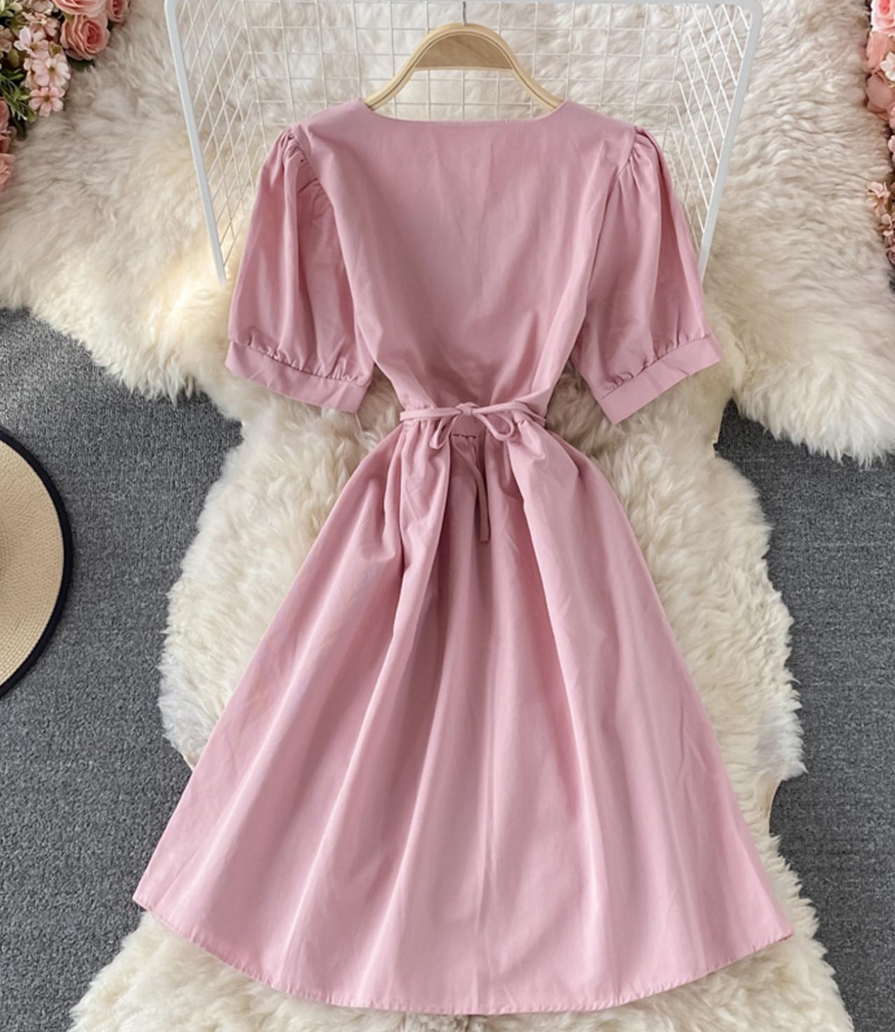 Cute A line short dress fashion dress  603