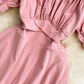 Süßes kurzes Kleid in A-Linie Modekleid 539