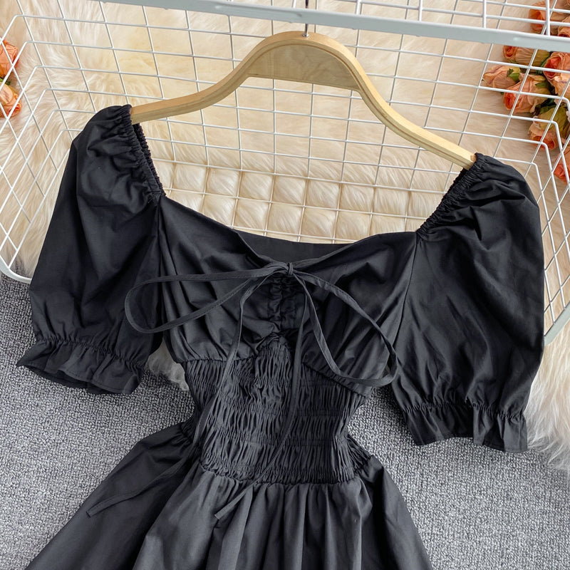 Nettes A-Linie kurzes Kleid Modekleid 560