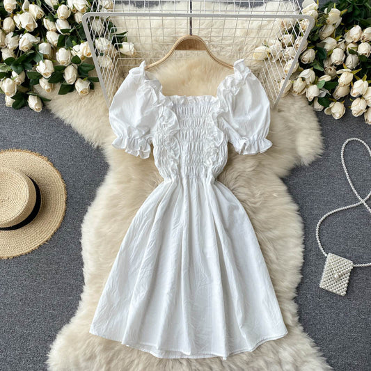 Cute A line short dress fashion dress  660