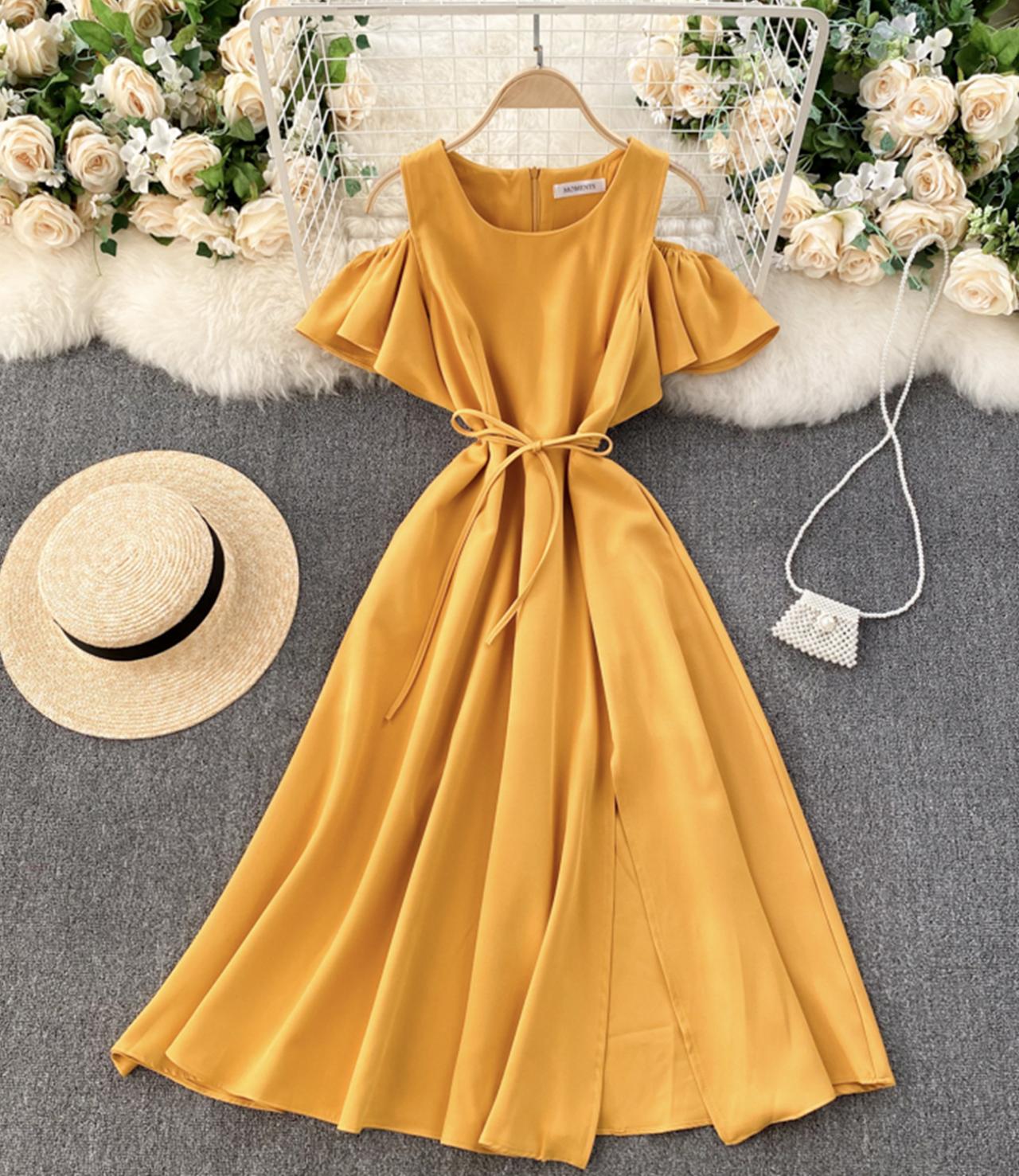 Süßes kurzes Kleid in A-Linie Modekleid 651
